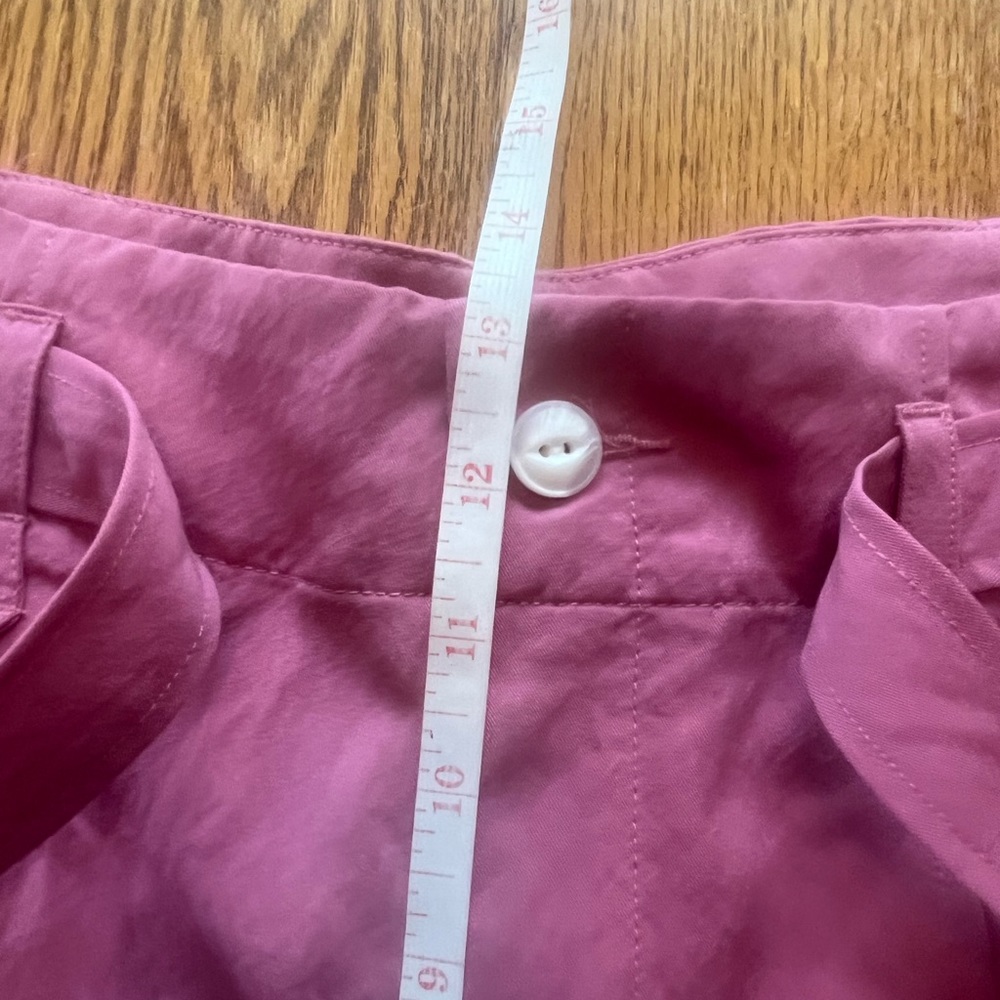 Rag & Bone Blush Pink High Tie Waist Trail Shorts Size 6 Sash - Picture 5 of 11